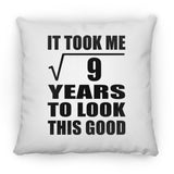 3rd Birthday Took Square Root of 9 Years To Look Good - Throw Pillow