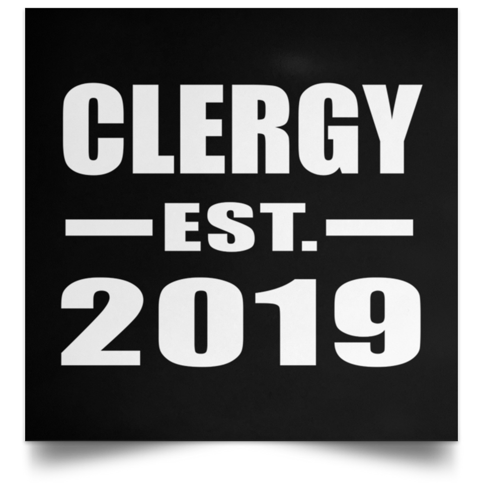 Clergy Established EST. 2019 - Poster Square