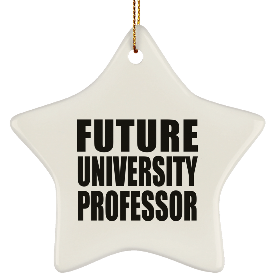 Future University Professor - Star Ornament
