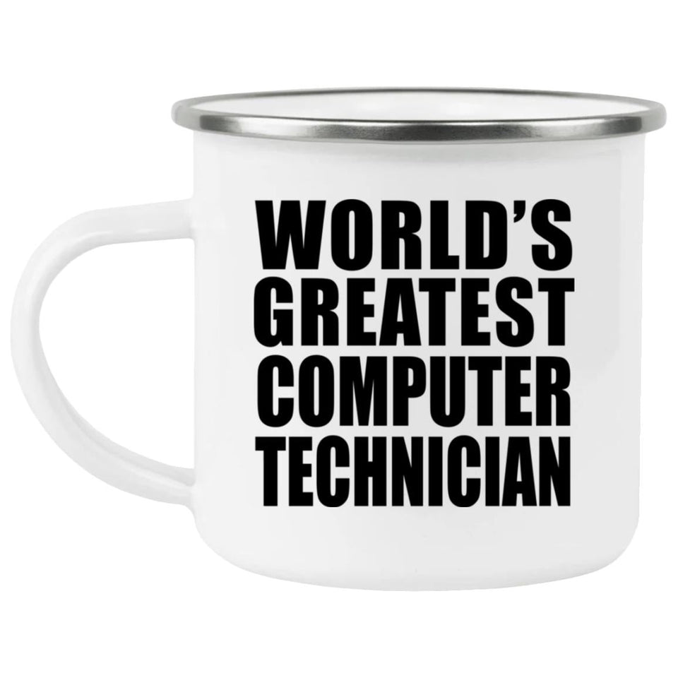 World's Greatest Computer Technician - 12oz Camping Mug
