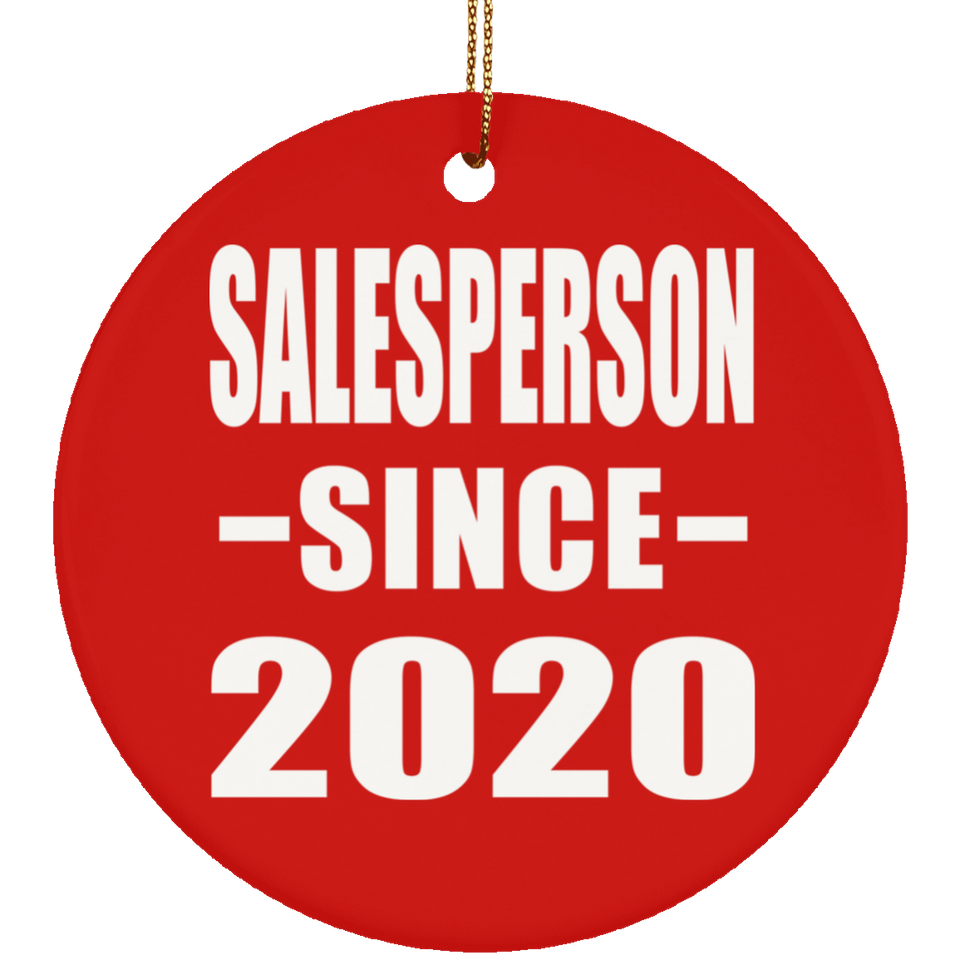 Salesperson Since 2020 - Circle Ornament