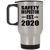 Safety Inspector Established EST. 2020 - Silver Travel Mug