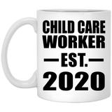 Child Care Worker Established EST. 2020 - 11oz Coffee Mug