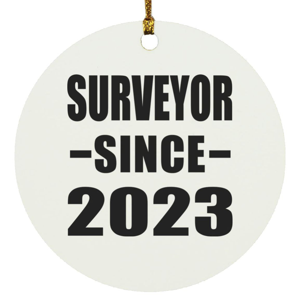 Surveyor Since 2023 - Circle Ornament