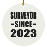 Surveyor Since 2023 - Circle Ornament