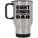 Giant Schnauzer Dad - Silver Travel Mug