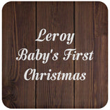 Leroy Baby's First Christmas - Drink Coaster D