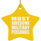 Most Awesome Military Personnel - Star Ornament