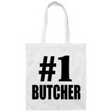 Number One #1 Butcher - Tote Bag White
