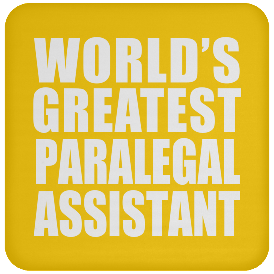 World's Greatest Paralegal Assistant - Drink Coaster