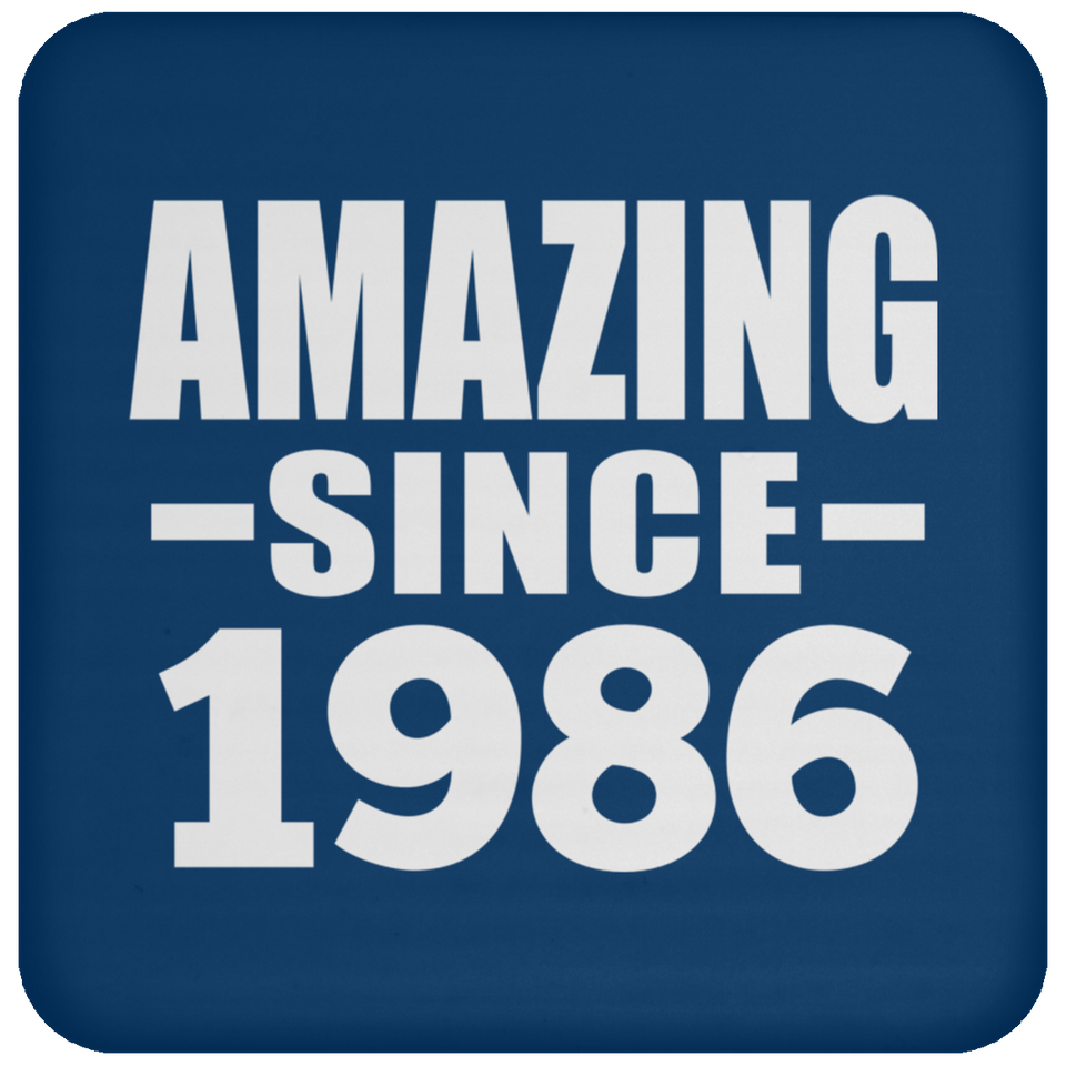 38th Birthday Amazing Since 1986 - Drink Coaster