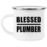 Blessed Plumber - 12oz Camping Mug