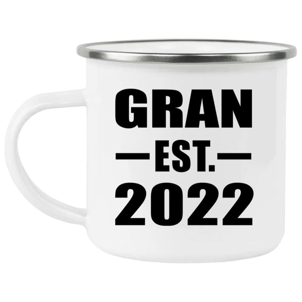 Gran Established EST. 2022 - 12oz Camping Mug