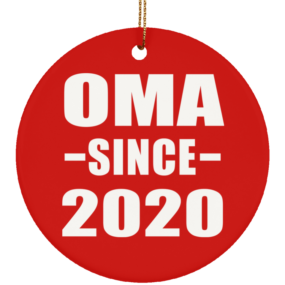 Oma Since 2020 - Circle Ornament