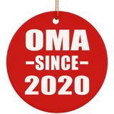 Oma Since 2020 - Circle Ornament