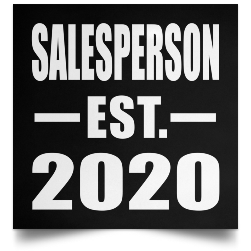 Salesperson Established EST. 2020 - Poster Square