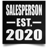Salesperson Established EST. 2020 - Poster Square