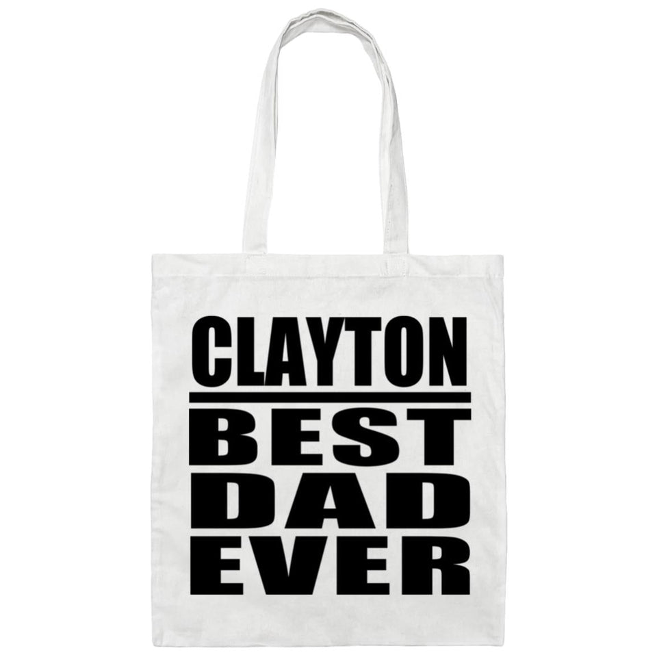 Clayton Best Dad Ever - Tote Bag White