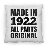 102nd Birthday Made in 1922 All Parts Original - Throw Pillow