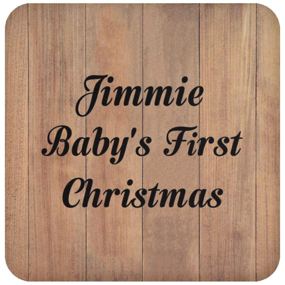 Jimmie Baby's First Christmas - Drink Coaster C