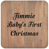 Jimmie Baby's First Christmas - Drink Coaster C