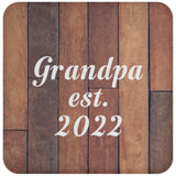 Grandpa Established Est. 2022 - Drink Coaster E