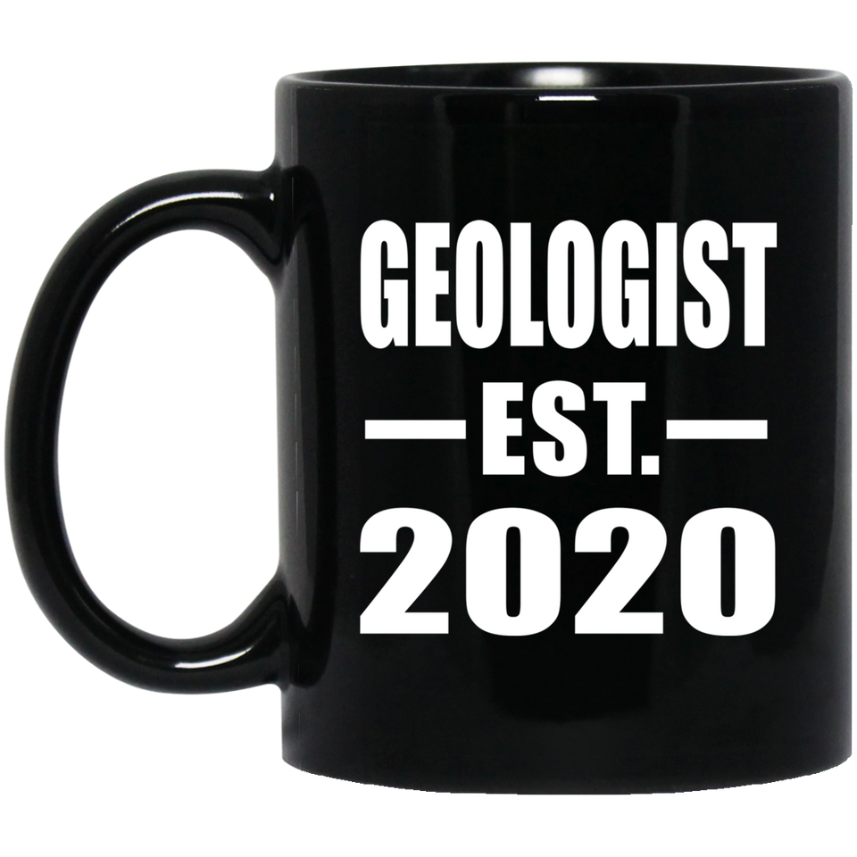 Geologist Established EST. 2020 - 11oz Coffee Mug Black