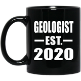 Geologist Established EST. 2020 - 11oz Coffee Mug Black