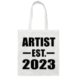 Artist Established EST. 2023 - Tote Bag White