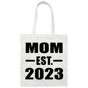 Mom Established EST. 2023 - Tote Bag White