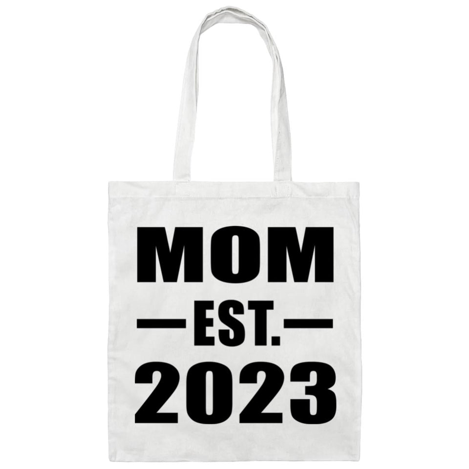 Mom Established EST. 2023 - Tote Bag White