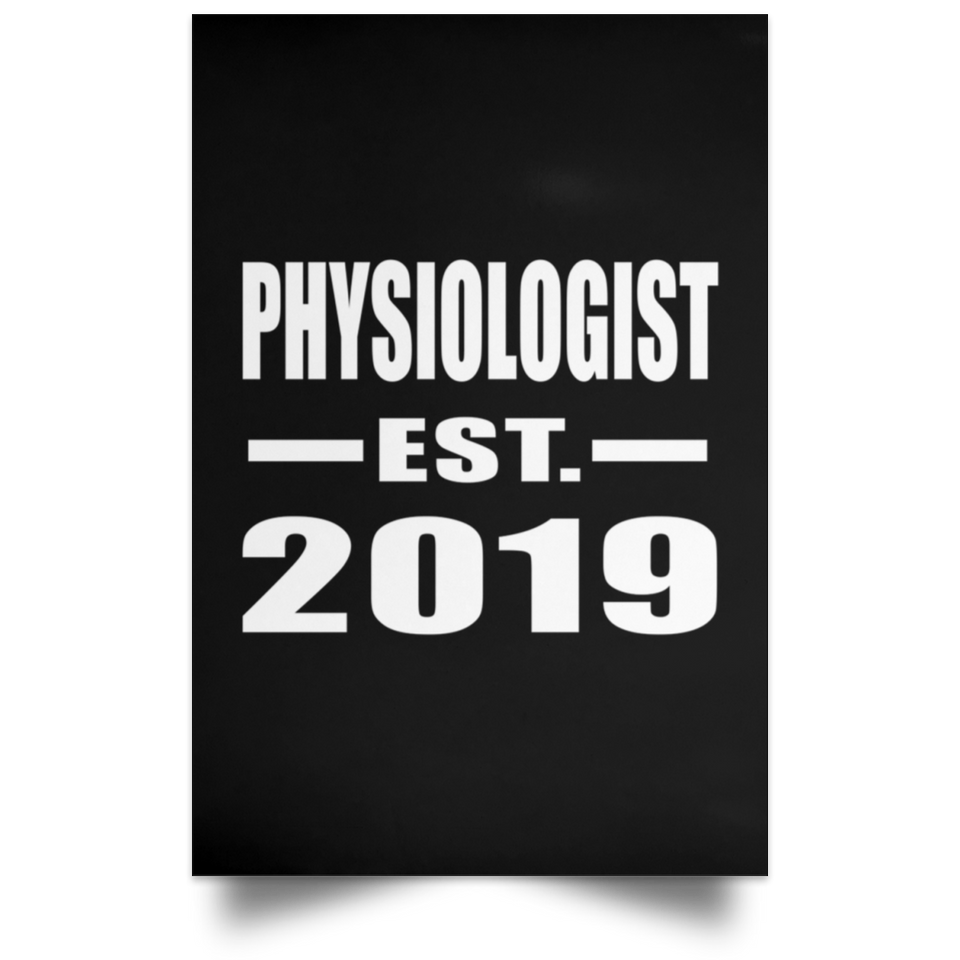 Physiologist Established EST. 2019 - Poster Portrait