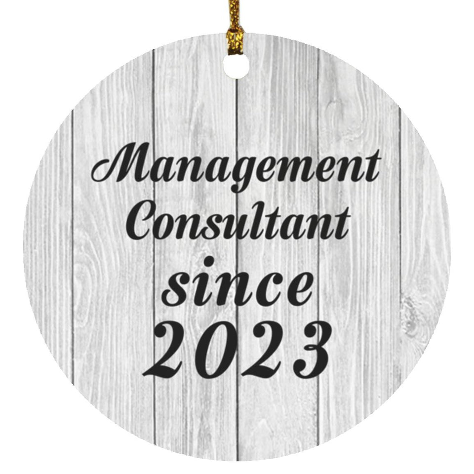 Management Consultant Since 2023 - Circle Ornament F