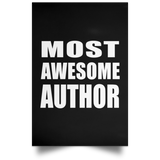 Most Awesome Author - Poster Portrait