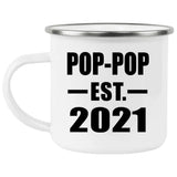 Pop-Pop Established EST. 2021 - 12oz Camping Mug