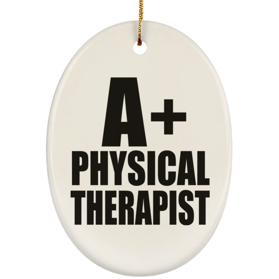 A+ Physical Therapist - Oval Ornament