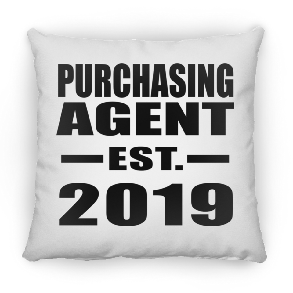 Purchasing Agent Established EST. 2019 - Throw Pillow