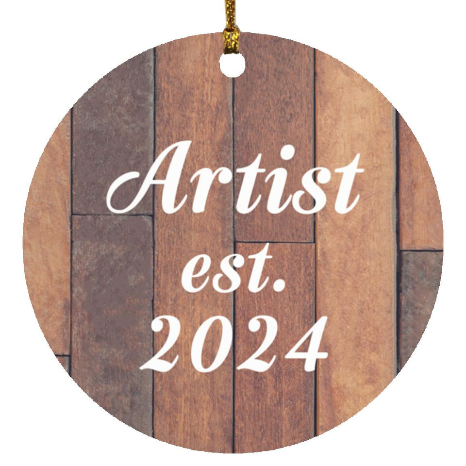 Artist Established Est. 2024 - Circle Ornament E