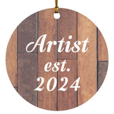 Artist Established Est. 2024 - Circle Ornament E