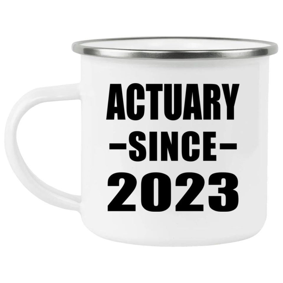Actuary Since 2023 - 12oz Camping Mug