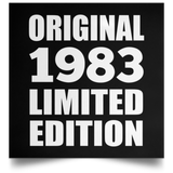 41st Birthday Original 1983 Limited Edition - Poster Square