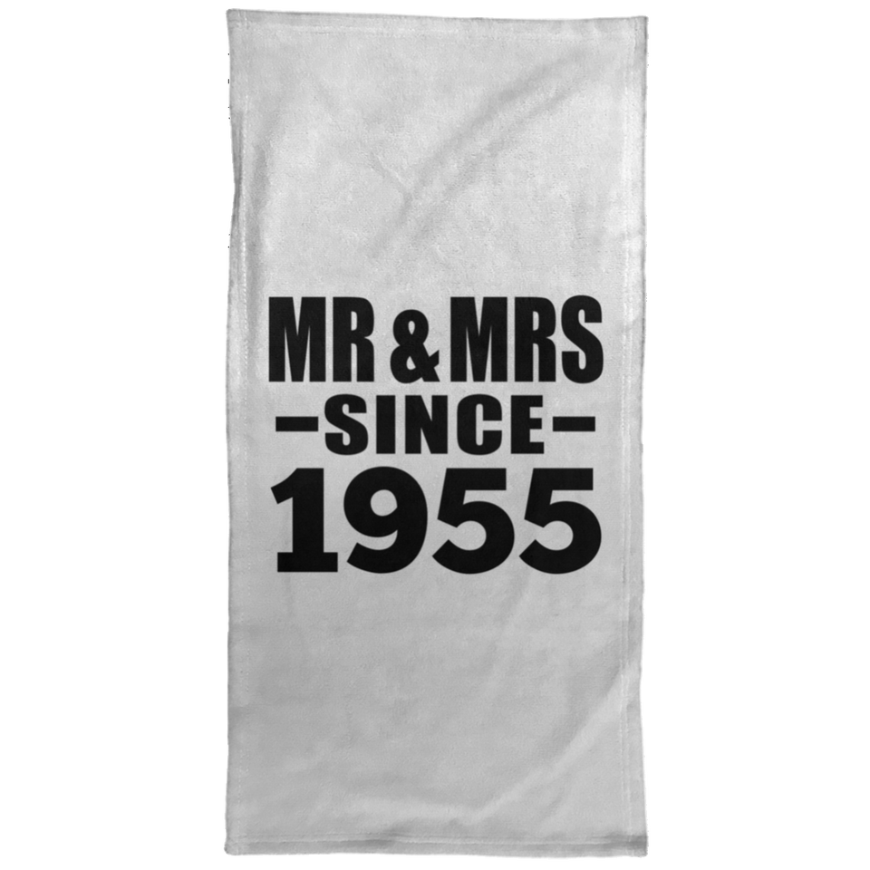 69th Anniversary Mr & Mrs Since 1955 - Hand Towel