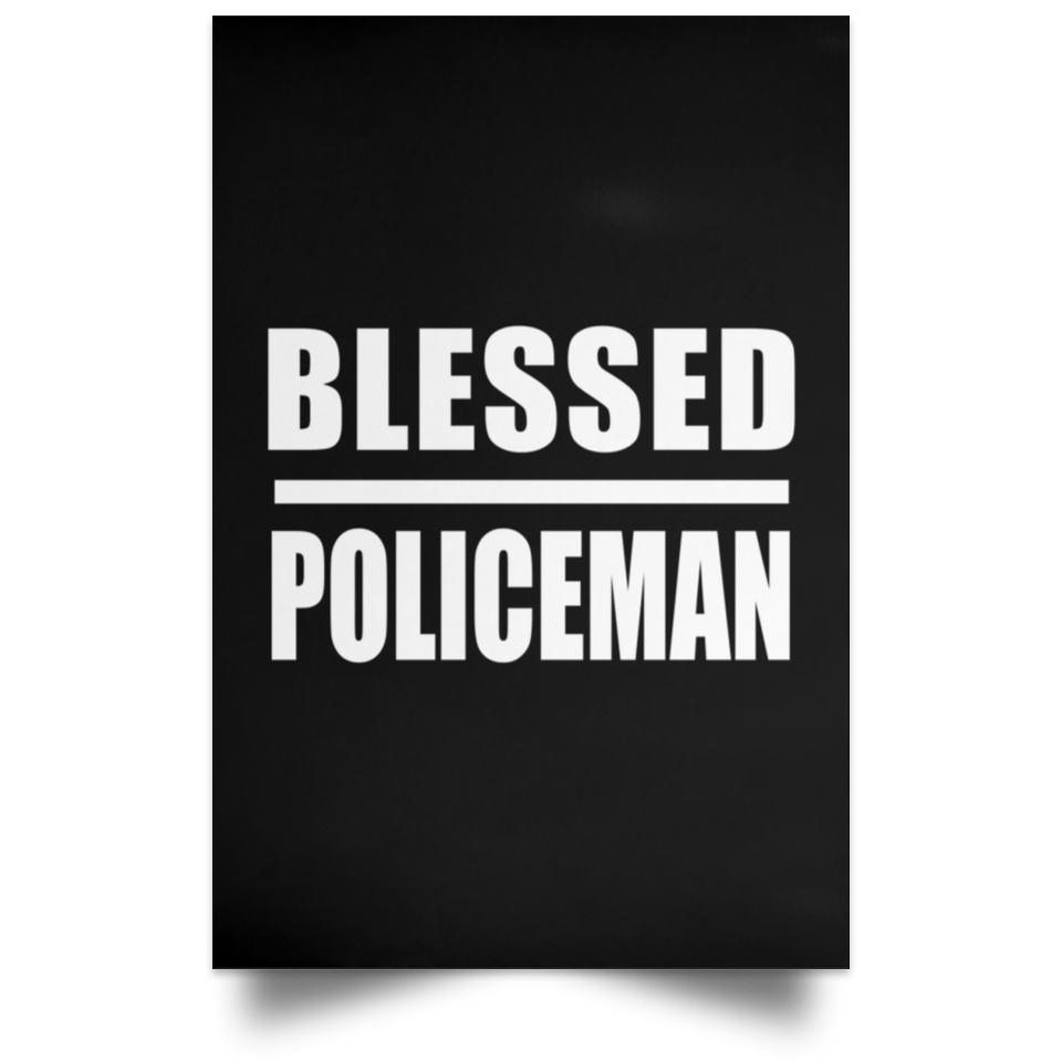 Blessed Policeman - Poster Portrait