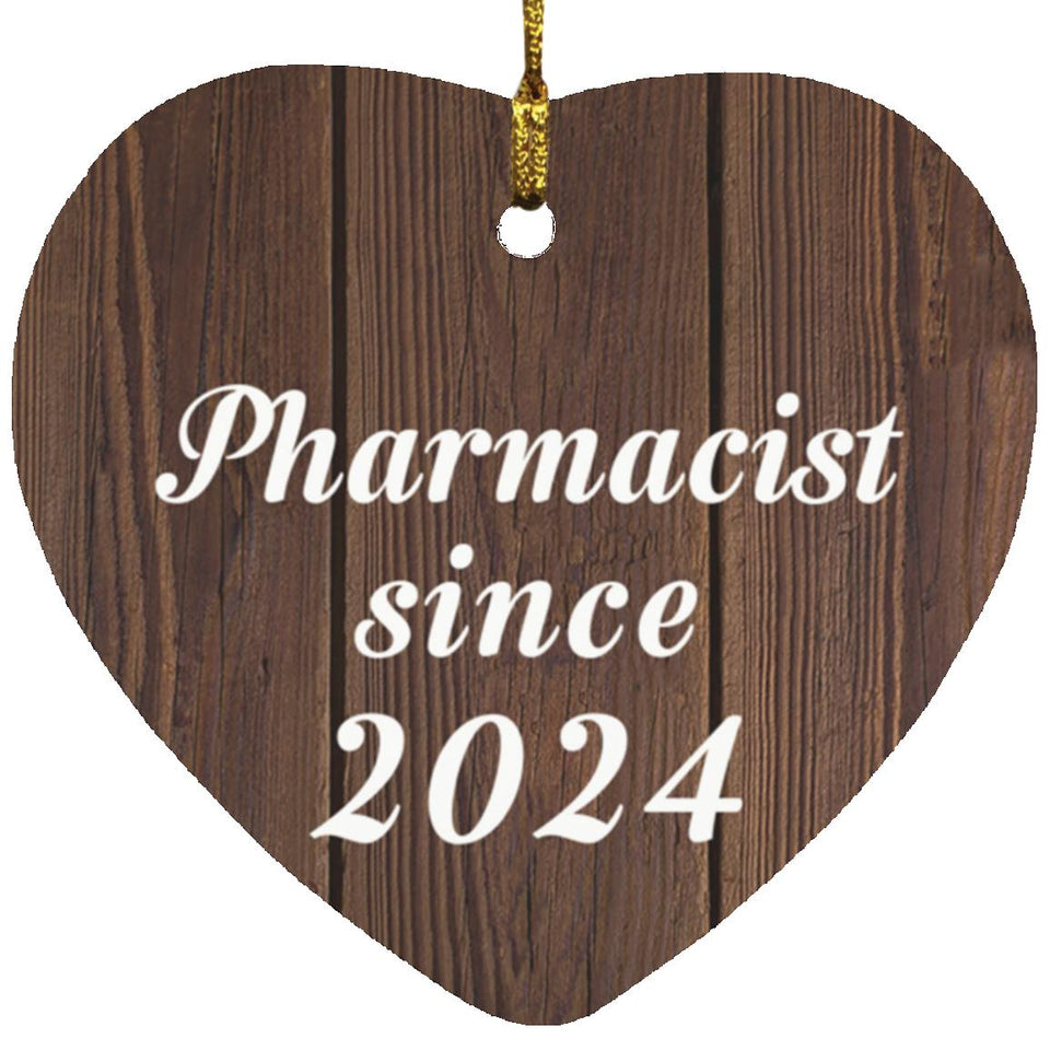 Pharmacist Since 2024 - Heart Ornament D