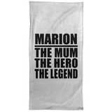 Marion The Mum The Hero The Legend - Hand Towel