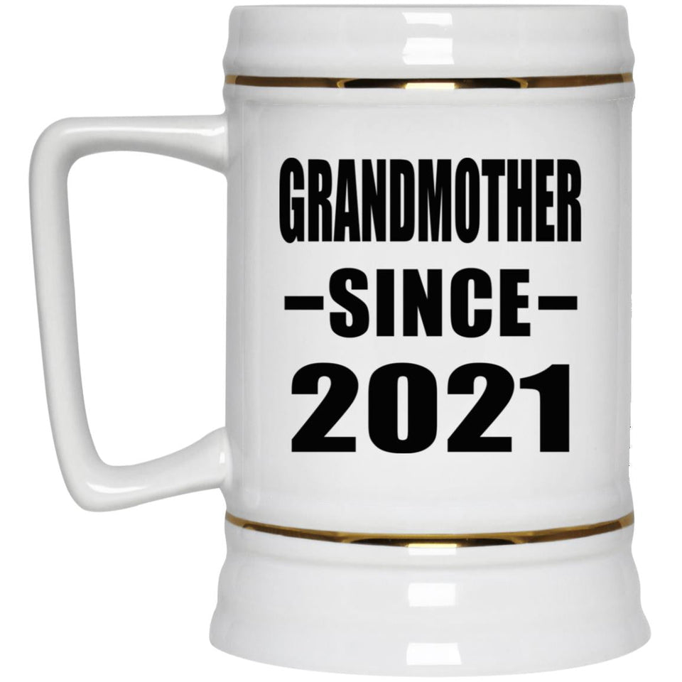 Grandmother Since 2021 - Beer Stein