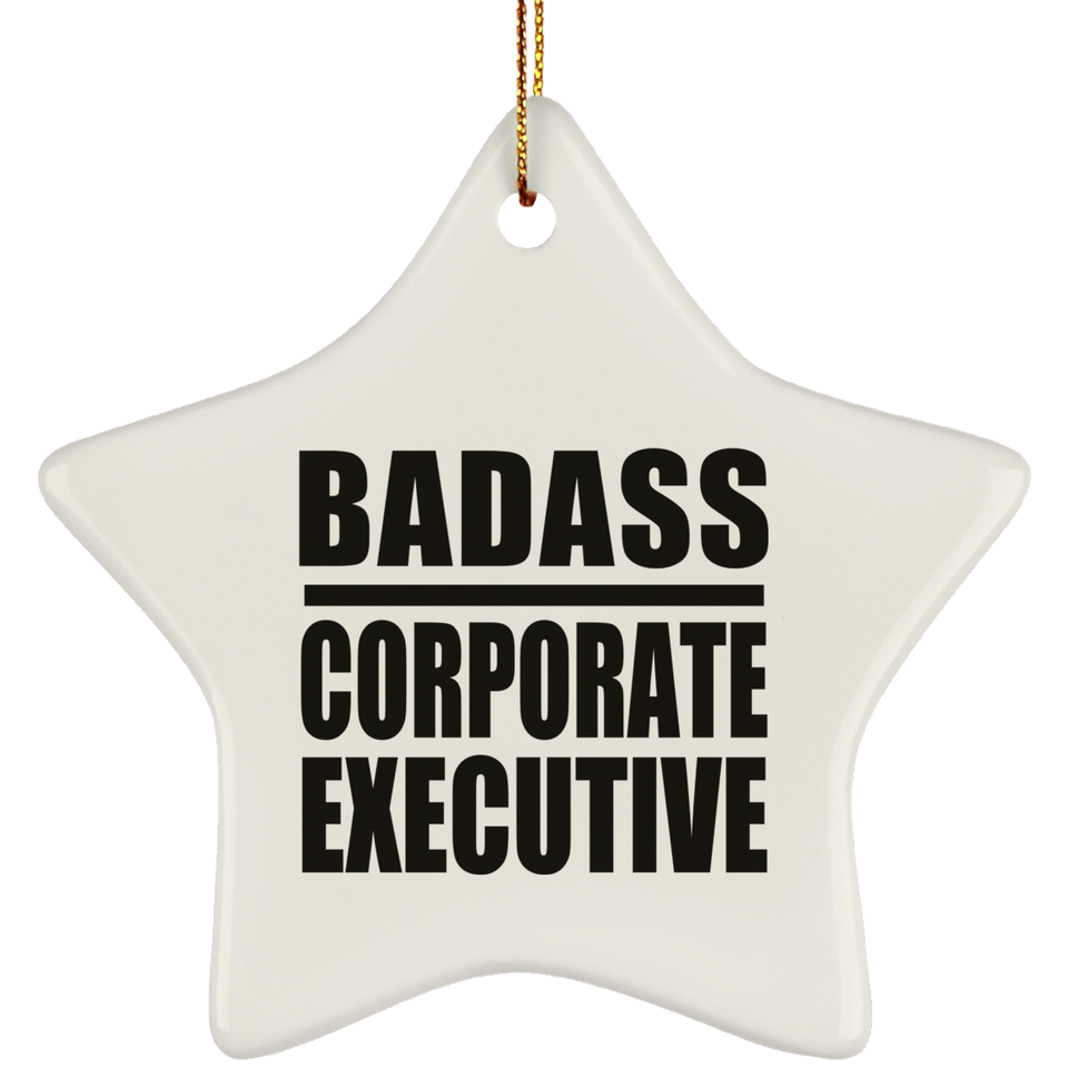 Badass Corporate Executive - Star Ornament