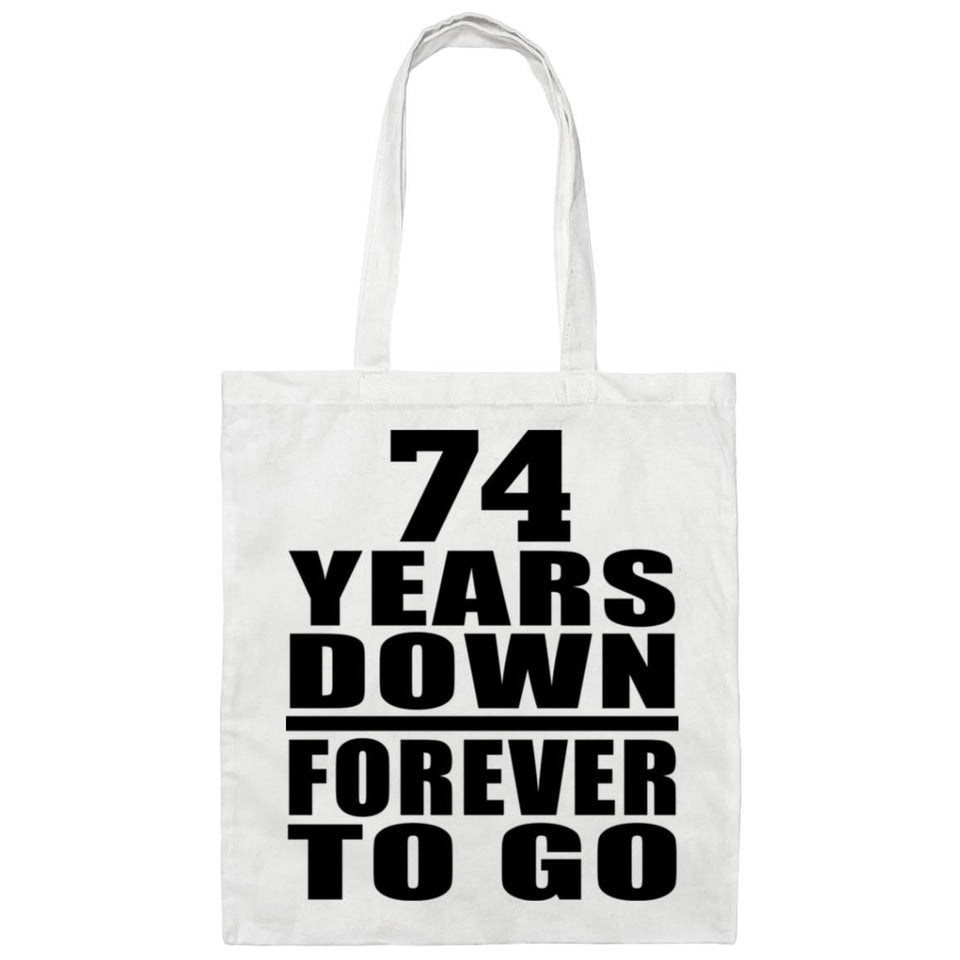 74th Anniversary 74 Years Down Forever to Go - Tote Bag White