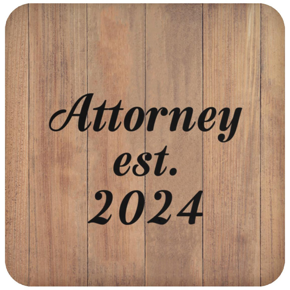 Attorney Established Est. 2024 - Drink Coaster C