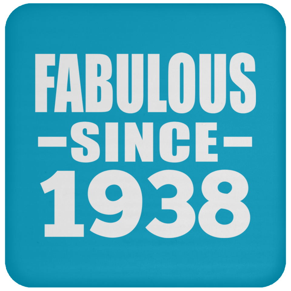 86th Birthday Fabulous Since 1938 - Drink Coaster